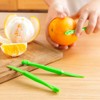 50Pcs Orange Peeler Tool，Citrus Peeler， Plastic Fruit Cutter，Lemon Citrus Peel