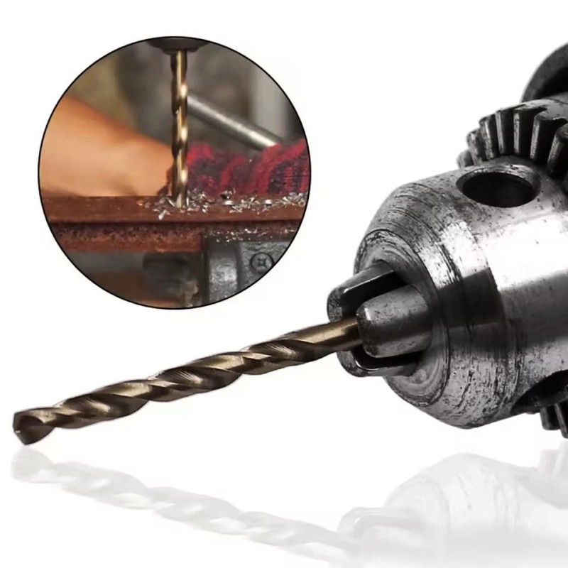 HF Cobalt Drill Bit Set Aircraft Extension 9/64" x 6"