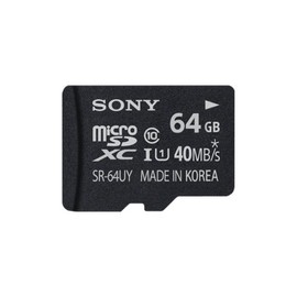 Sony SR64UYA - microSDXC Card 64GB Performance Class 10 UHS-I