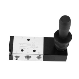 Manual Air Valve, 5 Port 3 Position Pneumatic Valve 0~0.8Mpa Hand Lever Valve(4H230-08)