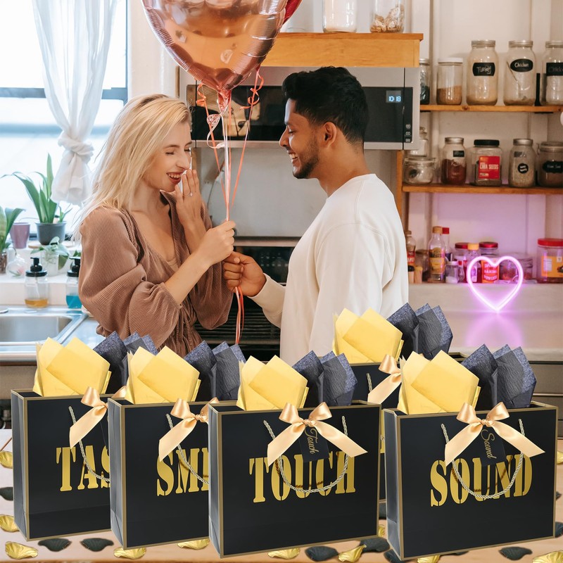 Ohmique 5 senses gift bags for him