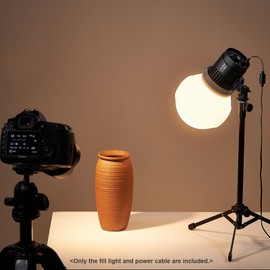 Godox LC30Bi Litemons Tabletop LED Video Light Compact Photography Fill Light 38W Power 3200K-6500K Bi-Color Temperature Dimmable 11 FX Lighting Effects CRI95+ TLCI96+ for Small Product Photography Desktop Live Streaming