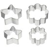 Pearl Metal D-6156 Raffine Stainless Steel Cookie Cutter, Set of