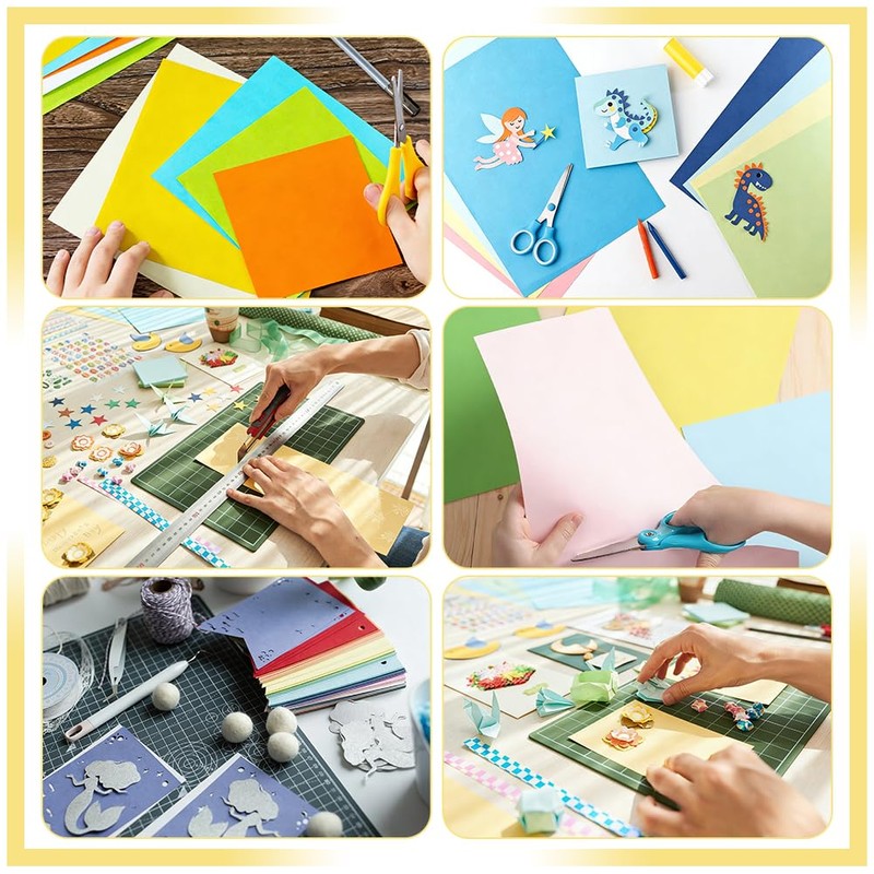 UNICRAFTALE 16Pcs Blue Book Binding Package Acrylic Bookbinding Templates Blue