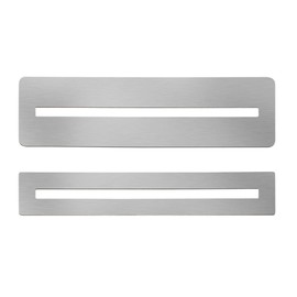 Guitar Radius Gauge, Stainless Steel Guitar Fingerboard Fretboard Saddle Notched Measuring Tool for Strings Replacing, Calibrating and Maintaining, Set A