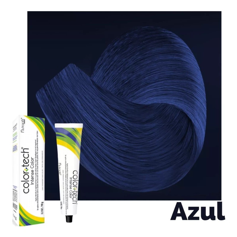 Nutrapel Color Tech Tinte Cabello Tono Fantasia Azul