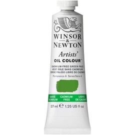 Winsor & Newton Artist Oil Paint, Cadmium Pale Green, 37ml