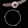 7.44 Inch Microwave Turntable Ring with 14mm Rollers - Glass