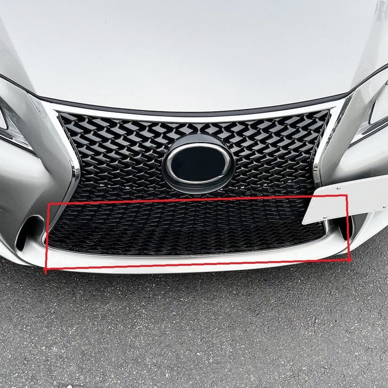 ECOTRIC Front Lower Bumper Grille Grill Compatible with 2014-2016 Lexus