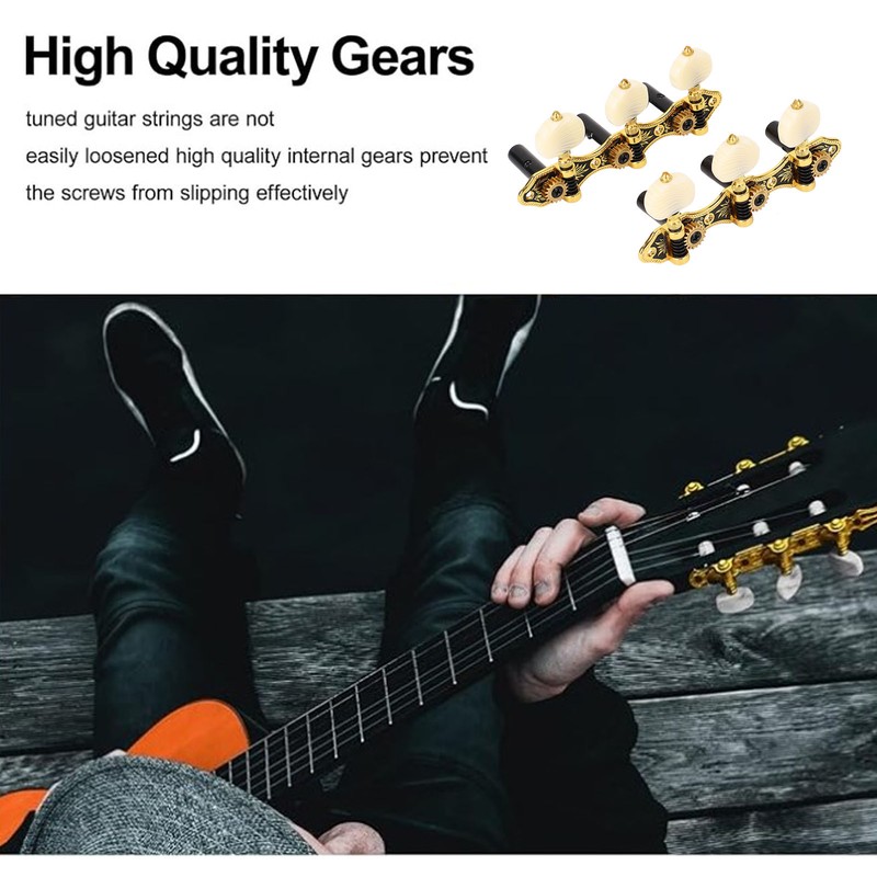 1 Set of Guitar Tuning Pegs Classical String Locking Tuners