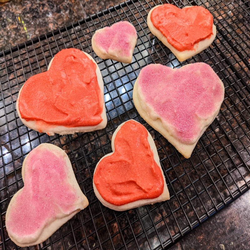 Maykito Heart Cookie Cutter Set-6 Pieces in Gratuated Size-Stainless Steel
