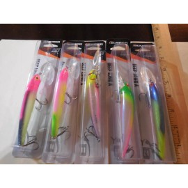 Bomber ONE BOMBER DEEP LONG A 25A LURES  WALLEYE. YOU PICK 5 COLORS ALL WATER - DISCO BALL