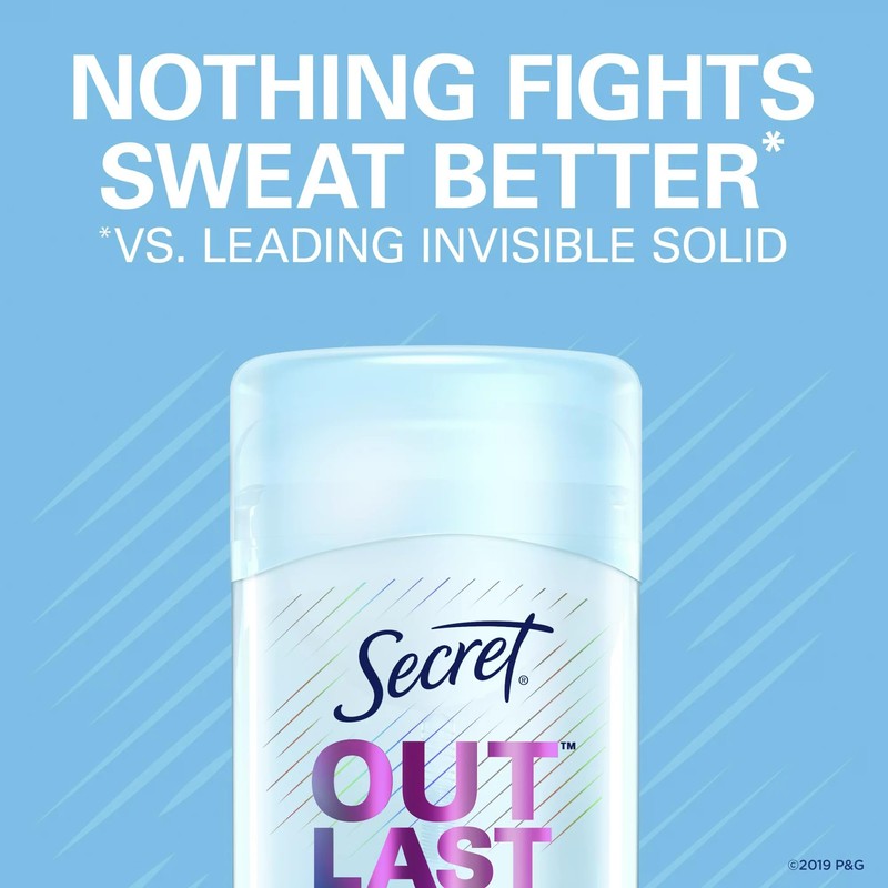 Secret Outlast Clear Gel Antiperspirant Deodorant for Women, Completely Clean,