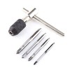 5-Piece Set of Manual Black Tap, M3, M4, M5, M6,