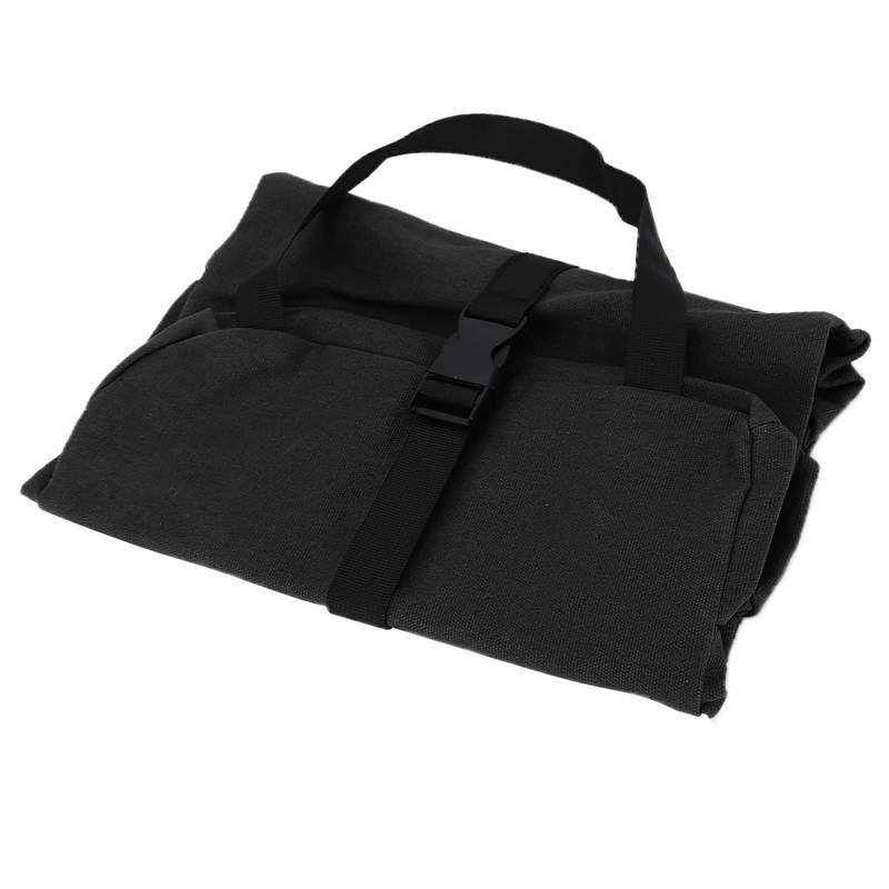 Tool Storage Bag Canvas Foldable Zipper Design Lightweight and Durable