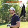 Magnetic Golf Towel, Ultra-Absorbent Microfiber Cleaning Towel (2, Dark Blue)