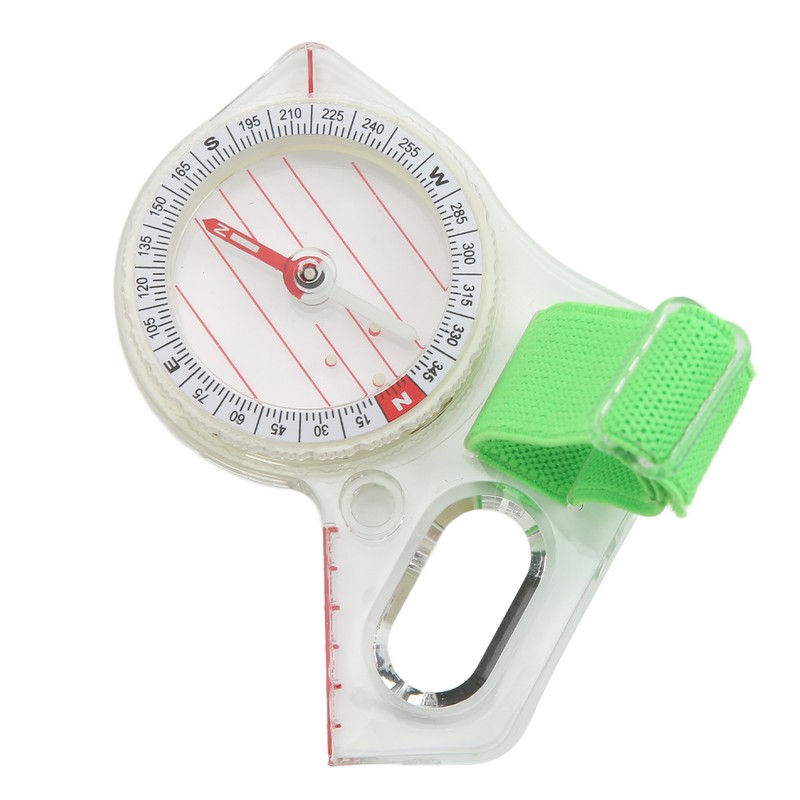 Orienteering Compass Clear Scale ABS Multifunction Thumb Compass With Luminous