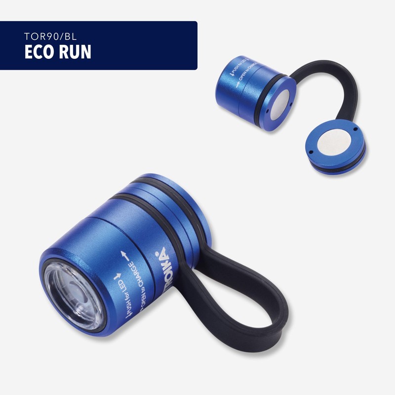 Troika Eco Run TOR90/BL, sports and safety light torch running