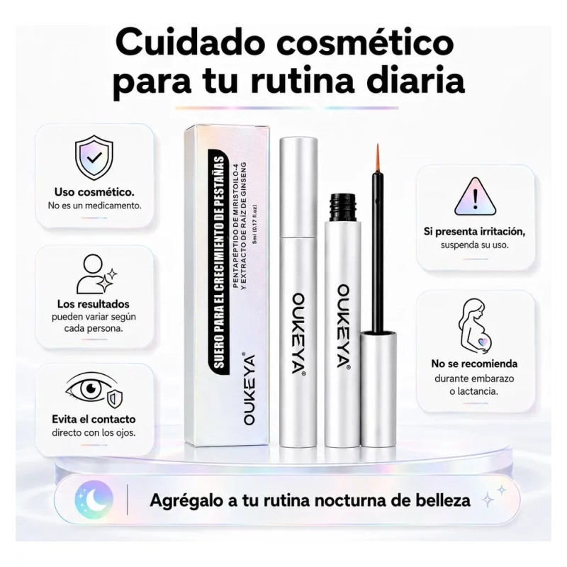 Sérum Crecimiento Y Fortalecimiento Pestañas Y Cejas