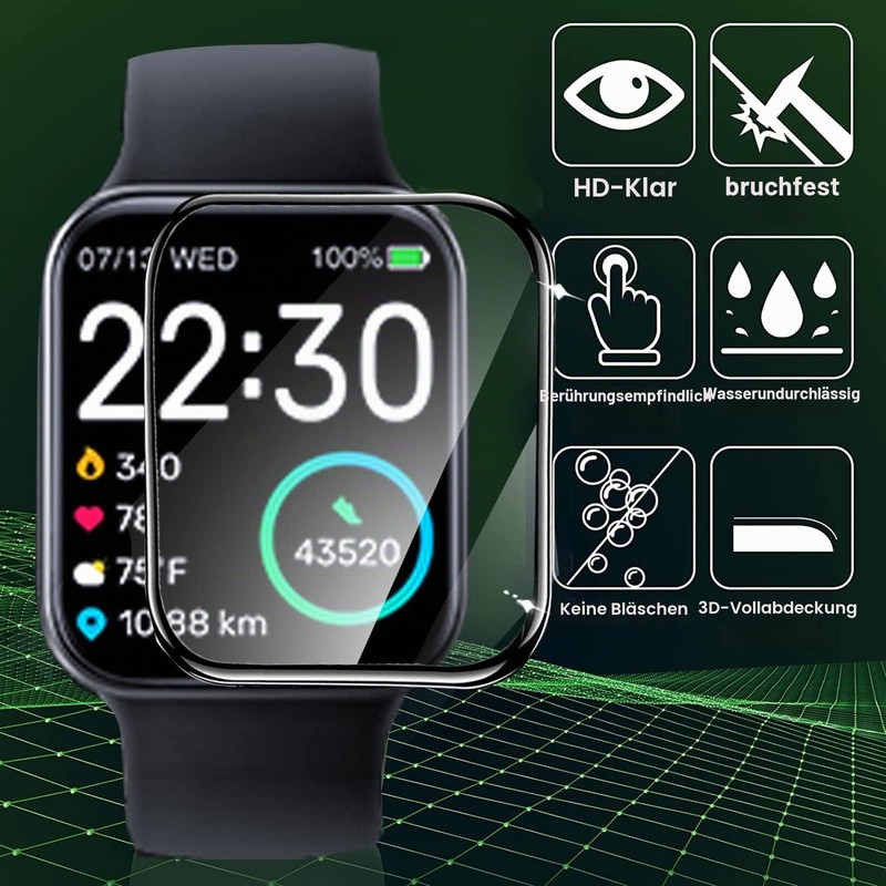 Blueshaweu Screen Protector Compatible with Ruimen Smartwatch 1.69 Inch H1,