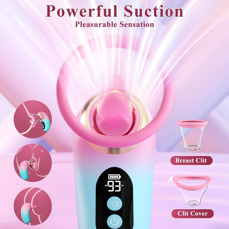 New APP Women Massager, 12x Modes Massage, Waterproof Pink
