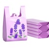50pcs Purple Small Trash Bags 3 Gallon 4 Gallon for
