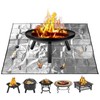 Fire Pit Mat, 4 Pack 39 x 39 Inch Square