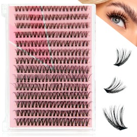 One V Salon, DIY Lash Clusters, 280 Pc, 40D-C Curl 9-16mm