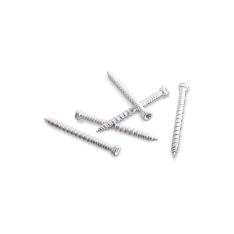 Simpson Strong-Tie TSV214R70WH01 PVC Trim-Board Screw — 8 x 2-1/4