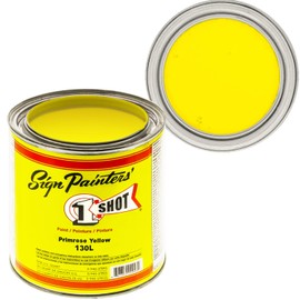 1 Shot 1 Quart PRIMROSE YELLOW Paint Lettering Enamel Pinstriping & Graphic Art