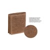 Leather Boxed Style wallet with Flower print and large coin