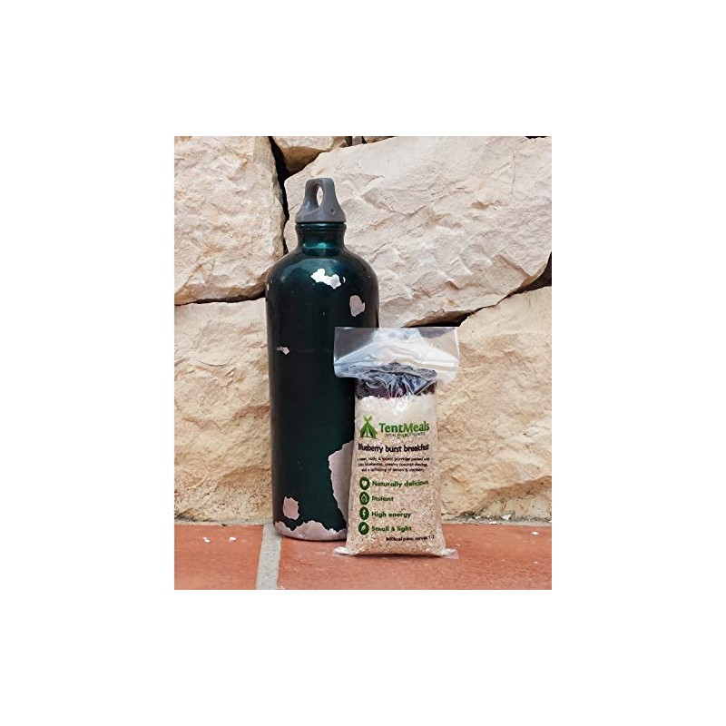 TentMeals Camping and Expedition Food: Blueberry Burst Porridge Breakfast. 1x