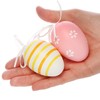 com-four® 36x Hand-Painted Easter Eggs to Hang Up - Pastel-Coloured