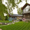 Luminous Windmill Stake Patio Outdoor Decoration Iron Windmill in the