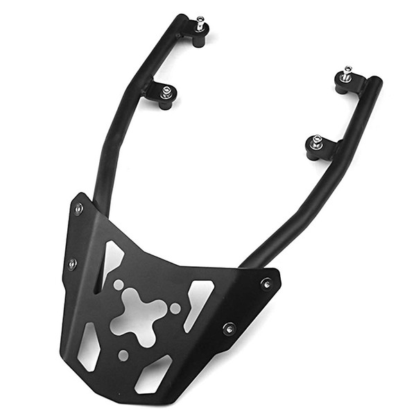Qiilu Motorcycle Rear Rack, Motorcycle Rear Luggage Rack Shelf Carrier