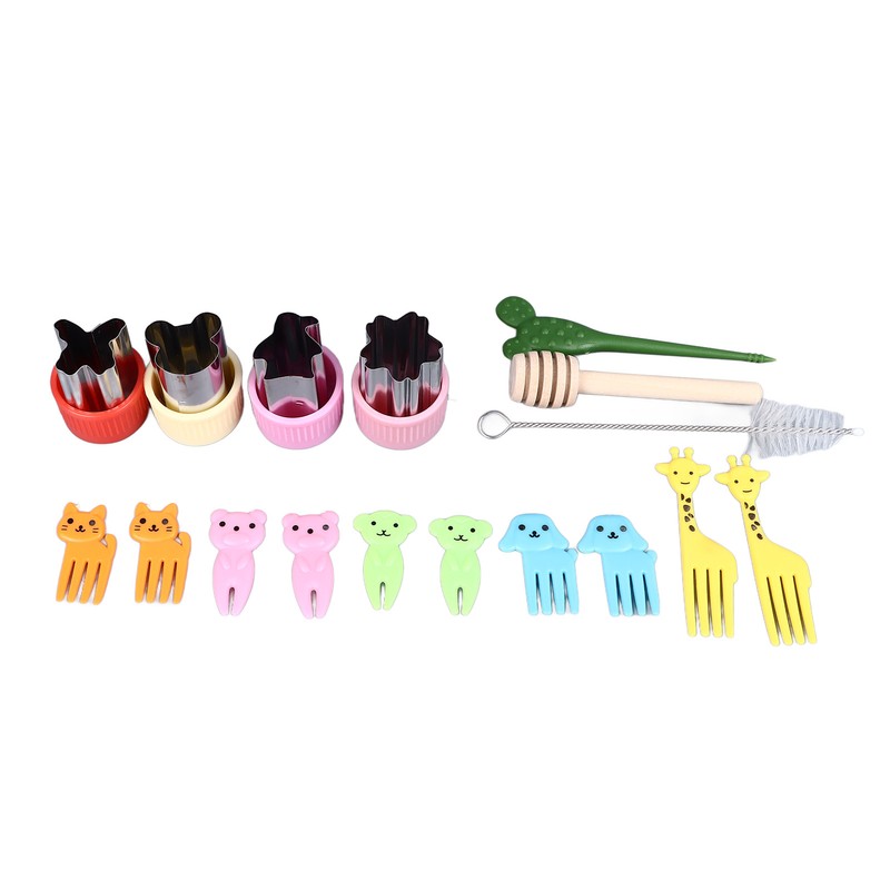 21PCS Sandwich Cutter and Sealer Bread Sandwich Shaper Dinosaur Star
