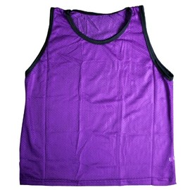 Bluedot Trading Pinnie Chaleco de Entrenamiento de Alta Calidad para Deportes Juveniles, 1 por Paquete, Púrpura, Single Vest