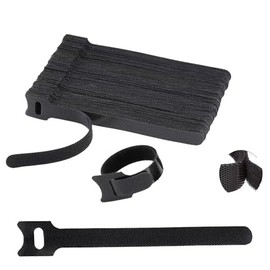 FJSENR 100 6 - in Reusable Velcro Ties: The Versatile Solution for Cable Management, & Ideal for Gardening - Double as Cord Wraps & Gardening Ties