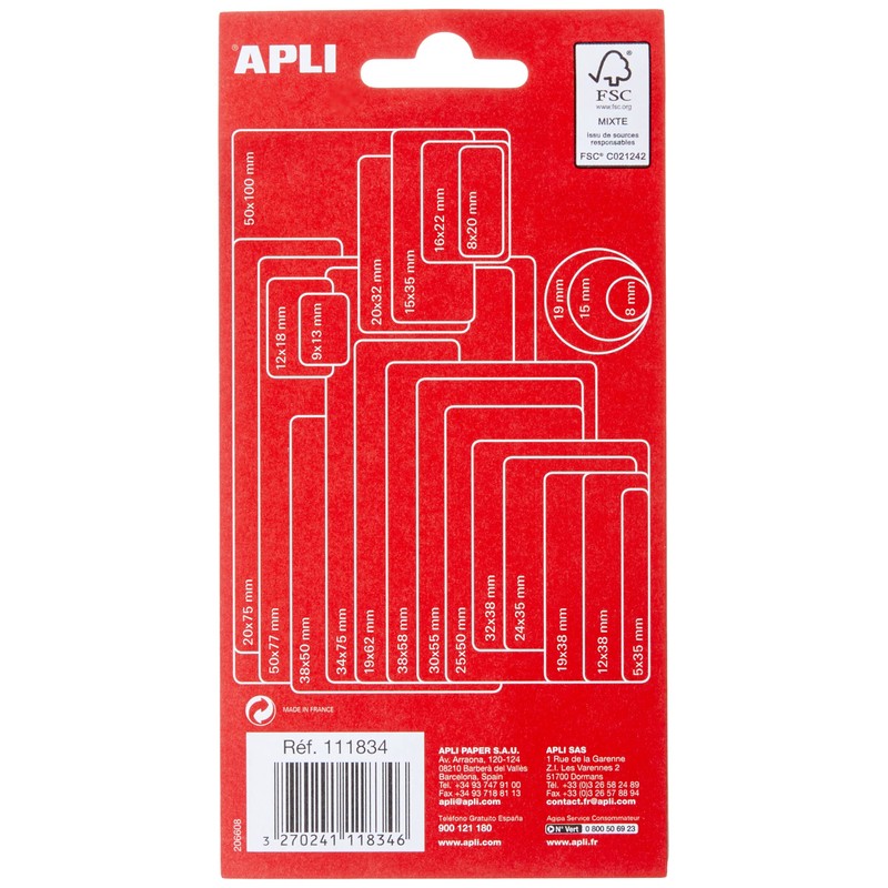 agipa 111834 Marking Points Diameter 8 mm Round Yellow