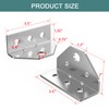 8 PCS Boat Trailer Top Angle Swivel Top Angle Bracket,Galvanized