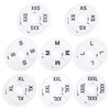 NQEUEPN 16pcs Clothing Rack Size Dividers, Clothes Size Separators 8