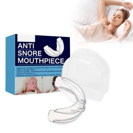 Boxiatil Anti Schnarch Mundstück-Aufbissschiene für Männer und Frauen, Nachtaufbissschienen gegen Zähneknirschen und Schnarchen, Bequeme und Effektive Lösung für eine Ruhige Nachtruhe