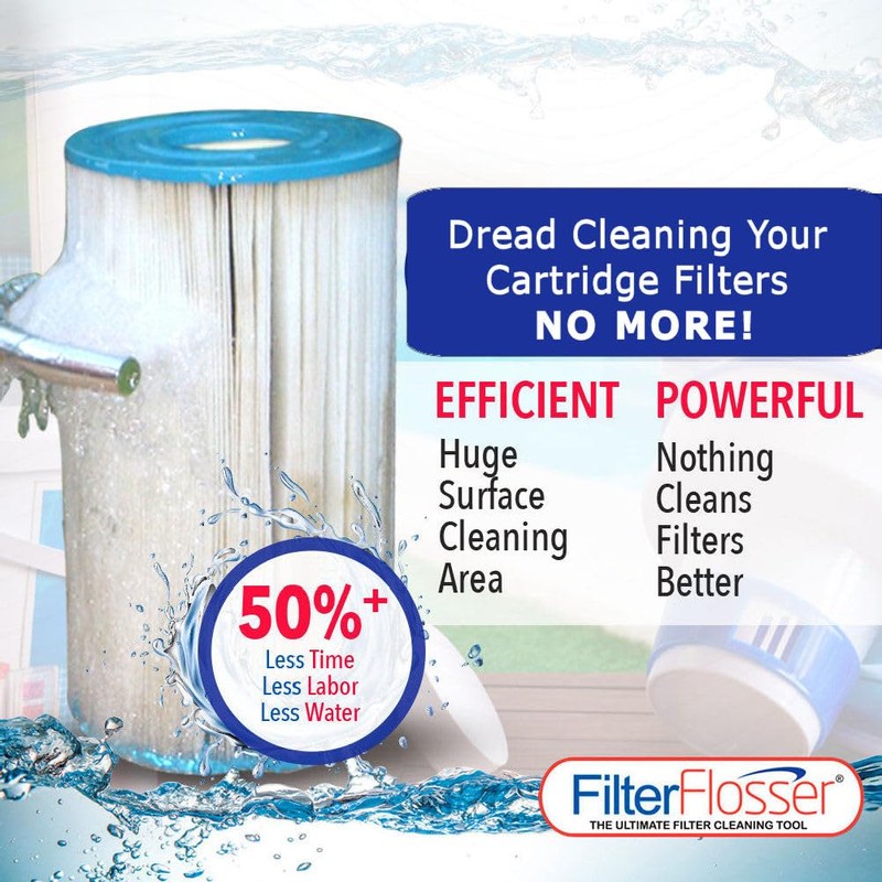 Filter Flosser - The Ultimate Cartridge Filter Cleaner for Pools