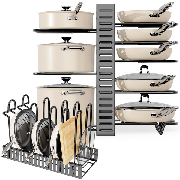 PMYEK PMYEK Pots and Pans Organizer Rack for Cabinet -