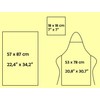 Set of 3 Tea Towel Apron Pot Holder Cotton Kitchen