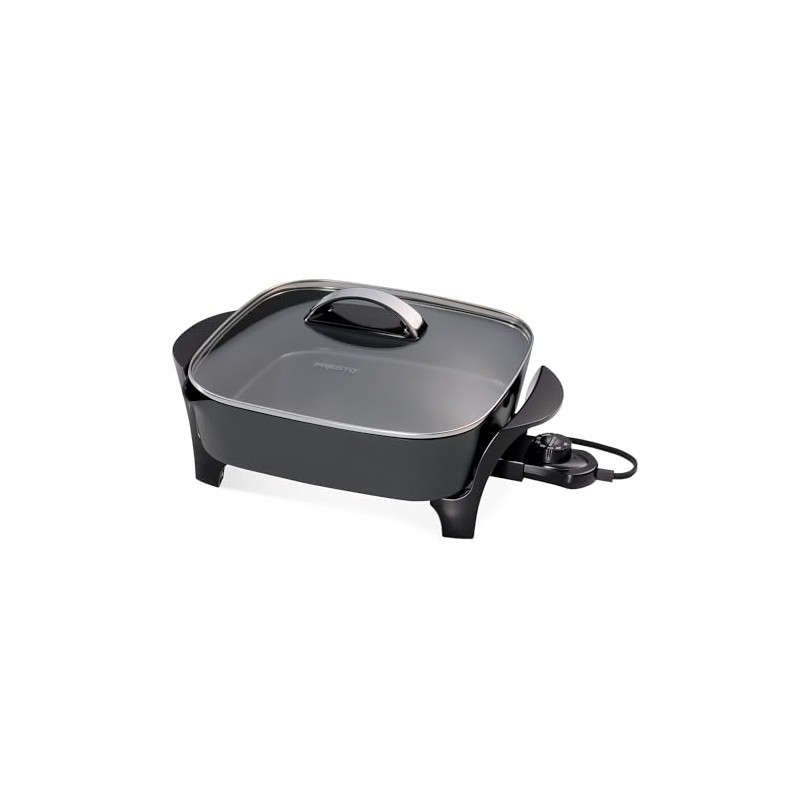 Presto 07117 12" Electric Skillet with glass cover