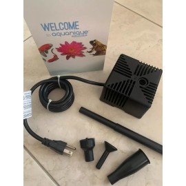 Aquanique 70gph Fountain/ Statuary/ Planter Pump QDCFK with riser & 3 spray tips