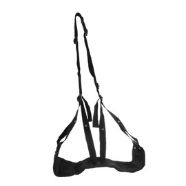 Operitacx 1pc Comfy Footrest Hammock for Travel Foot Hanger Lightweight Design for Airplane Office and Home Use Easy to Install Black Foot Hammock for Desk Support