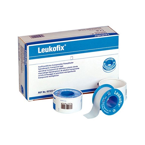 Leukofix 2137 Dressing, Plastic Core, 2.5 cm x 9.2 m