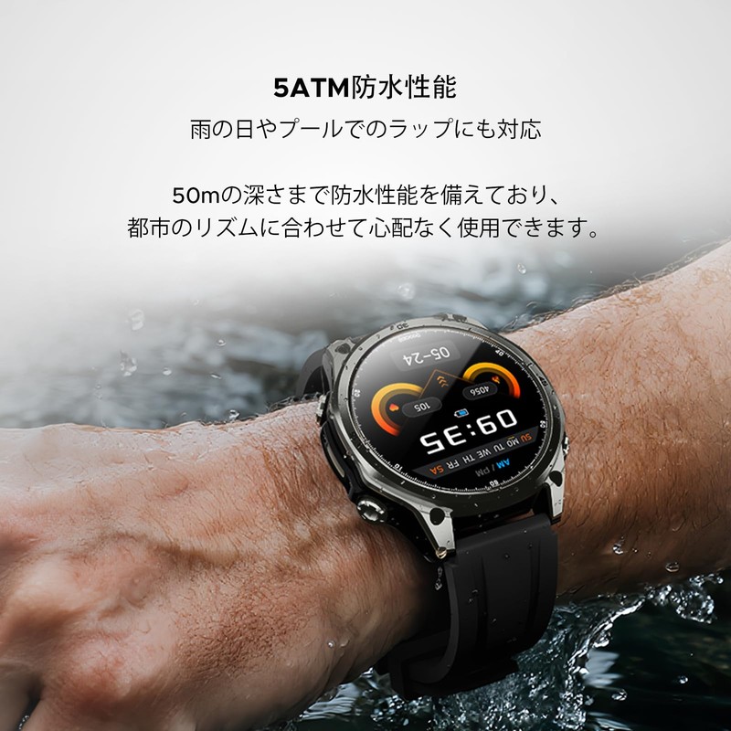 AnywiseW1 AI Smartwatch, Men's, Sports Watch, Equipped with ChatGPT, Built-in
